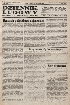 Dziennik Ludowy : organ Polskiej Partij Socjalistycznej. 1932, nr 80