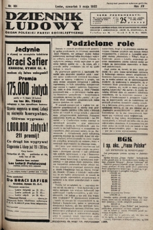 Dziennik Ludowy : organ Polskiej Partij Socjalistycznej. 1932, nr 101