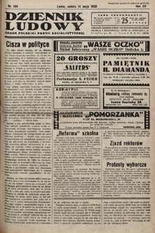 Dziennik Ludowy : organ Polskiej Partij Socjalistycznej. 1932, nr 108