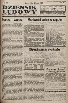 Dziennik Ludowy : organ Polskiej Partij Socjalistycznej. 1932, nr 112