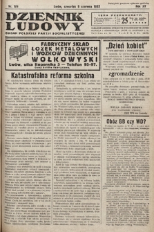 Dziennik Ludowy : organ Polskiej Partij Socjalistycznej. 1932, nr 128