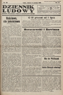 Dziennik Ludowy : organ Polskiej Partij Socjalistycznej. 1932, nr 132