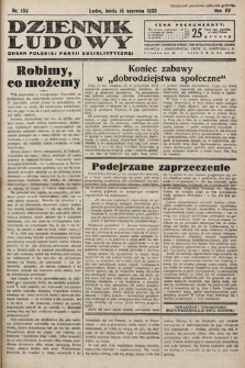 Dziennik Ludowy : organ Polskiej Partij Socjalistycznej. 1932, nr 133