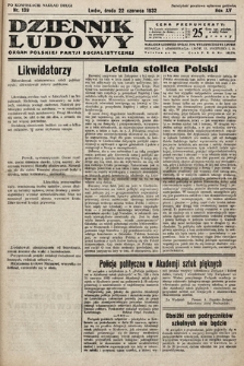 Dziennik Ludowy : organ Polskiej Partij Socjalistycznej. 1932, nr 139