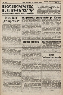 Dziennik Ludowy : organ Polskiej Partij Socjalistycznej. 1932, nr 140