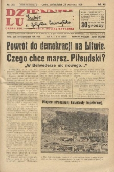 Dziennik Ludowy : organ Polskiej Partji Socjalistycznej. 1929, nr 218