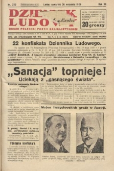 Dziennik Ludowy : organ Polskiej Partji Socjalistycznej. 1929, nr 220