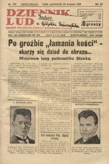 Dziennik Ludowy : organ Polskiej Partji Socjalistycznej. 1929, nr 224