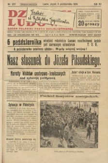 Dziennik Ludowy : organ Polskiej Partji Socjalistycznej. 1929, nr 227