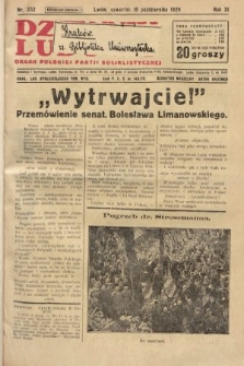 Dziennik Ludowy : organ Polskiej Partji Socjalistycznej. 1929, nr 232