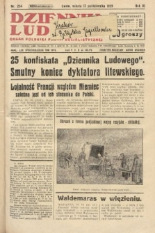 Dziennik Ludowy : organ Polskiej Partji Socjalistycznej. 1929, nr 234
