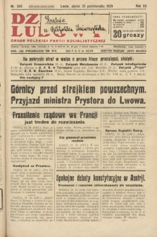 Dziennik Ludowy : organ Polskiej Partji Socjalistycznej. 1929, nr 245