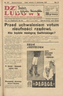 Dziennik Ludowy : organ Polskiej Partji Socjalistycznej. 1929, nr 247