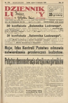 Dziennik Ludowy : organ Polskiej Partji Socjalistycznej. 1929, nr 258