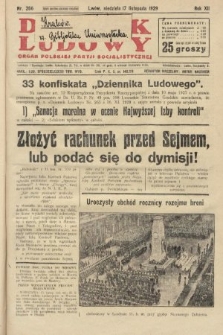 Dziennik Ludowy : organ Polskiej Partji Socjalistycznej. 1929, nr 266