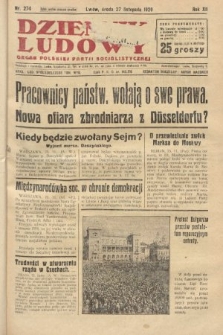 Dziennik Ludowy : organ Polskiej Partji Socjalistycznej. 1929, nr 274