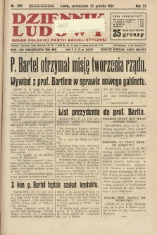 Dziennik Ludowy : organ Polskiej Partji Socjalistycznej. 1929, nr 298