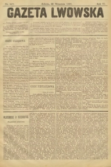 Gazeta Lwowska. 1899, nr 217