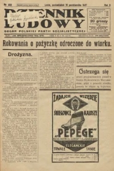 Dziennik Ludowy : organ Polskiej Partji Socjalistycznej. 1927, nr 232