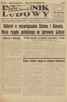Dziennik Ludowy : organ Polskiej Partji Socjalistycznej. 1927, nr 274