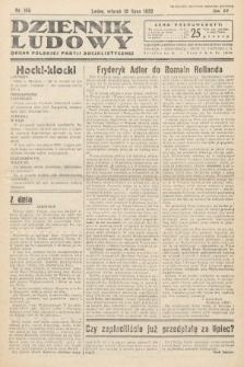 Dziennik Ludowy : organ Polskiej Partij Socjalistycznej. 1932, nr 155