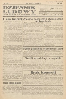 Dziennik Ludowy : organ Polskiej Partij Socjalistycznej. 1932, nr 156