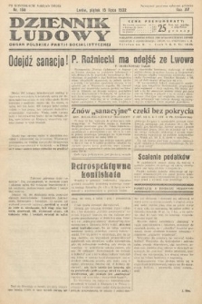 Dziennik Ludowy : organ Polskiej Partij Socjalistycznej. 1932, nr 158