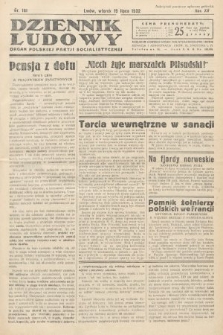 Dziennik Ludowy : organ Polskiej Partij Socjalistycznej. 1932, nr 161