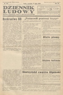 Dziennik Ludowy : organ Polskiej Partij Socjalistycznej. 1932, nr 163