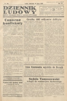 Dziennik Ludowy : organ Polskiej Partij Socjalistycznej. 1932, nr 166