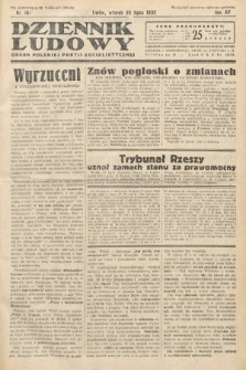 Dziennik Ludowy : organ Polskiej Partij Socjalistycznej. 1932, nr 167