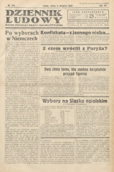 Dziennik Ludowy : organ Polskiej Partij Socjalistycznej. 1932, nr 174