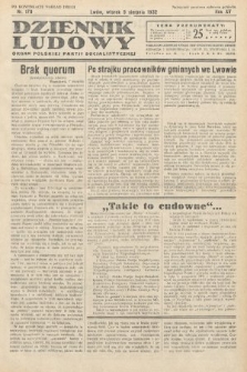 Dziennik Ludowy : organ Polskiej Partij Socjalistycznej. 1932, nr 179