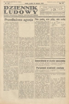 Dziennik Ludowy : organ Polskiej Partij Socjalistycznej. 1932, nr 187
