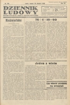 Dziennik Ludowy : organ Polskiej Partij Socjalistycznej. 1932, nr 196