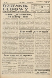 Dziennik Ludowy : organ Polskiej Partij Socjalistycznej. 1932, nr 200