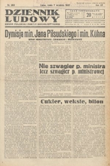 Dziennik Ludowy : organ Polskiej Partij Socjalistycznej. 1932, nr 203