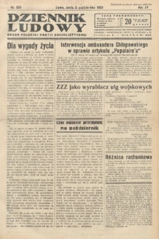 Dziennik Ludowy : organ Polskiej Partij Socjalistycznej. 1932, nr 227