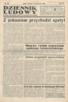 Dziennik Ludowy : organ Polskiej Partij Socjalistycznej. 1932, nr 231