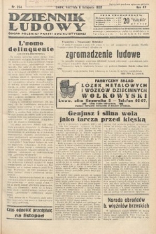 Dziennik Ludowy : organ Polskiej Partij Socjalistycznej. 1932, nr 254