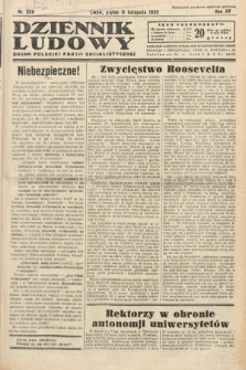 Dziennik Ludowy : organ Polskiej Partij Socjalistycznej. 1932, nr 258