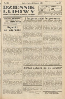 Dziennik Ludowy : organ Polskiej Partij Socjalistycznej. 1932, nr 266