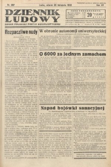 Dziennik Ludowy : organ Polskiej Partij Socjalistycznej. 1932, nr 267