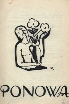 Ponowa : pismo poświęcone poezji i sztuce. 1921, nr 2