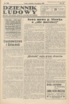 Dziennik Ludowy : organ Polskiej Partij Socjalistycznej. 1932, nr 289
