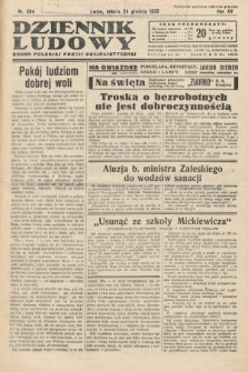 Dziennik Ludowy : organ Polskiej Partij Socjalistycznej. 1932, nr 294