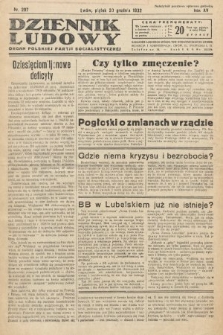 Dziennik Ludowy : organ Polskiej Partij Socjalistycznej. 1932, nr 297