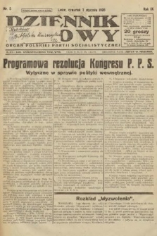 Dziennik Ludowy : organ Polskiej Partji Socjalistycznej. 1926, nr 5