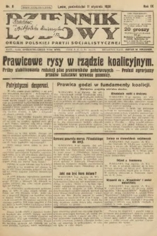 Dziennik Ludowy : organ Polskiej Partji Socjalistycznej. 1926, nr 8