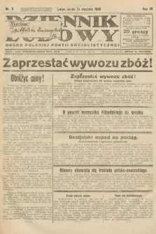 Dziennik Ludowy : organ Polskiej Partji Socjalistycznej. 1926, nr 9